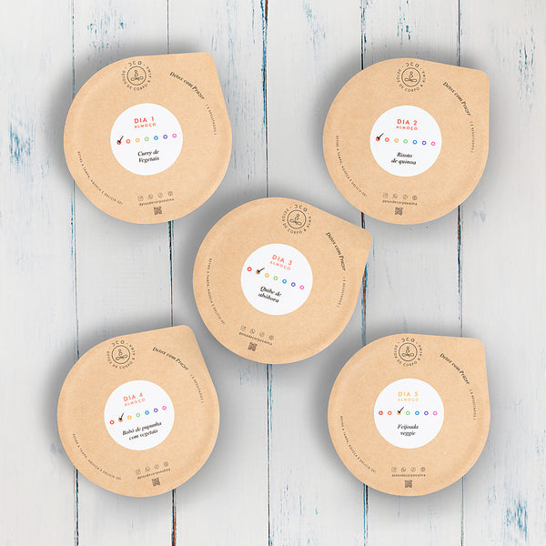 Kit 5 Pratos Low Carb